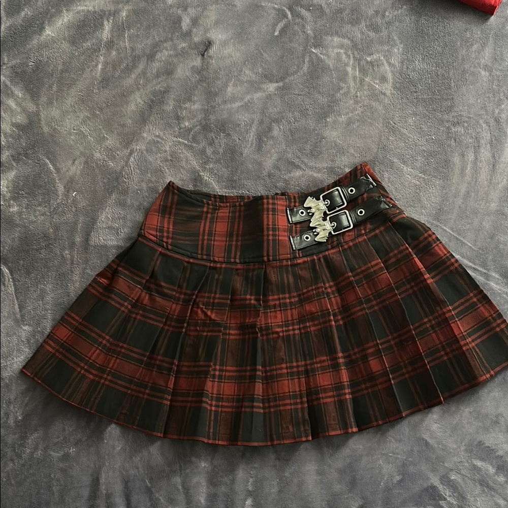 Killstar Bat girl skirt (TARTAN)